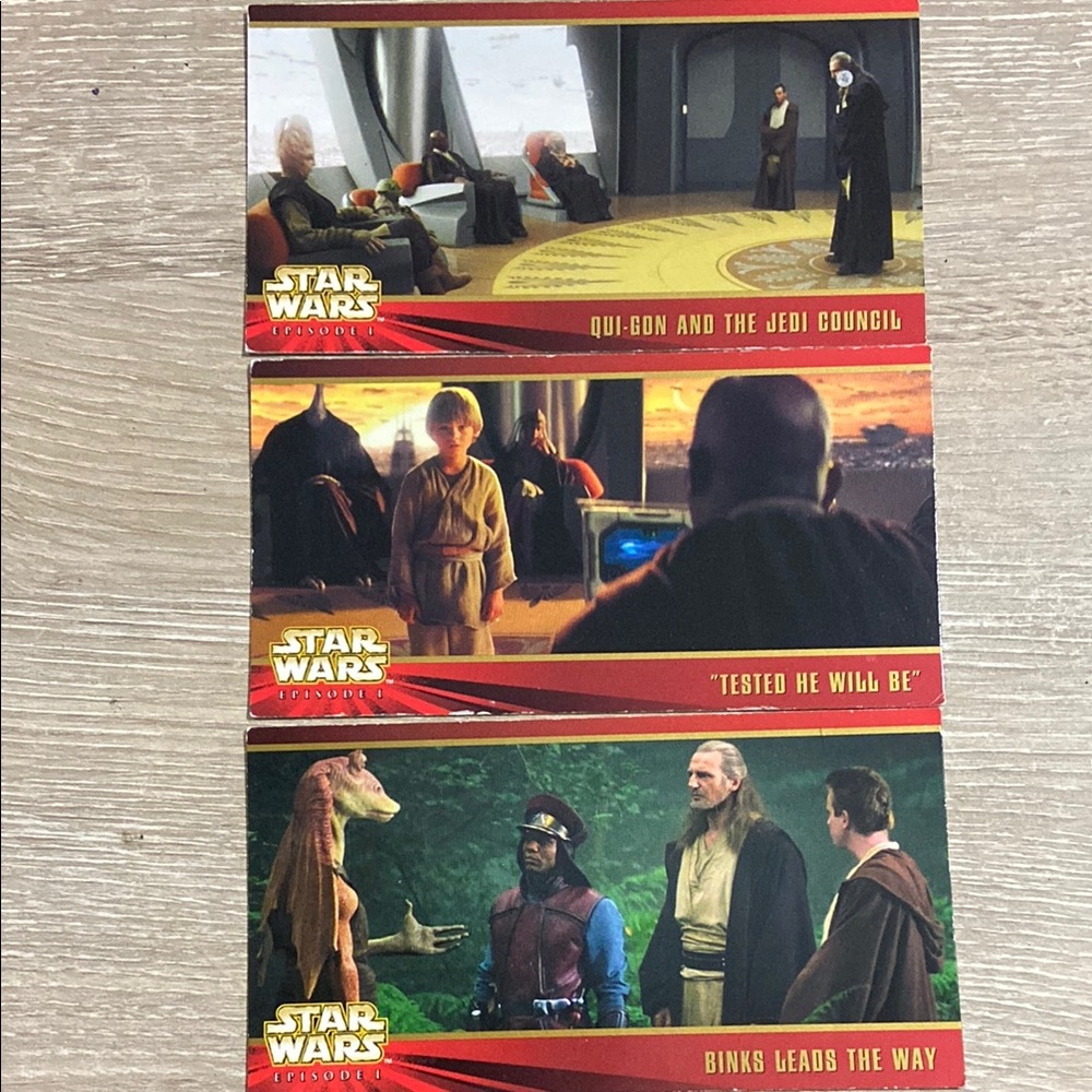 Star Wars Episode I Widevison Trading Cards